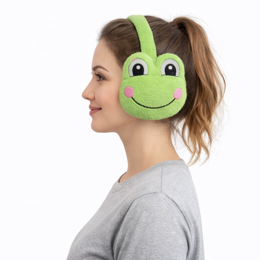 Green Frog Earmuffs